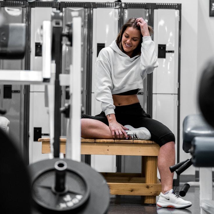 Modern fitness center interior with exercise equipment